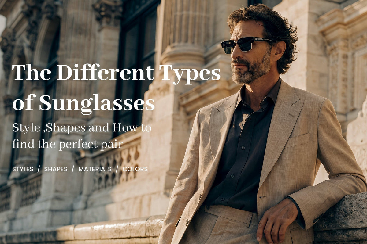 The Different Types of Sunglasses: Style Names and Shapes